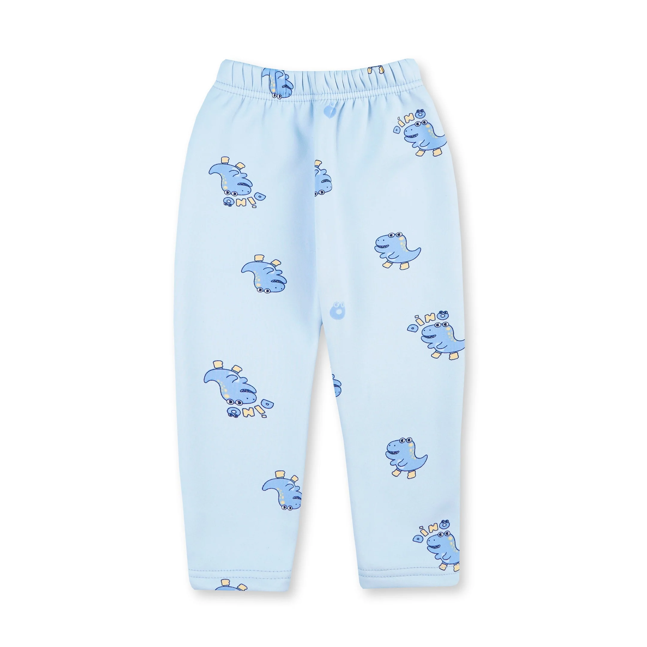 Baby Fleece Pajama Set Dino Blue - Sunshine - Image 5