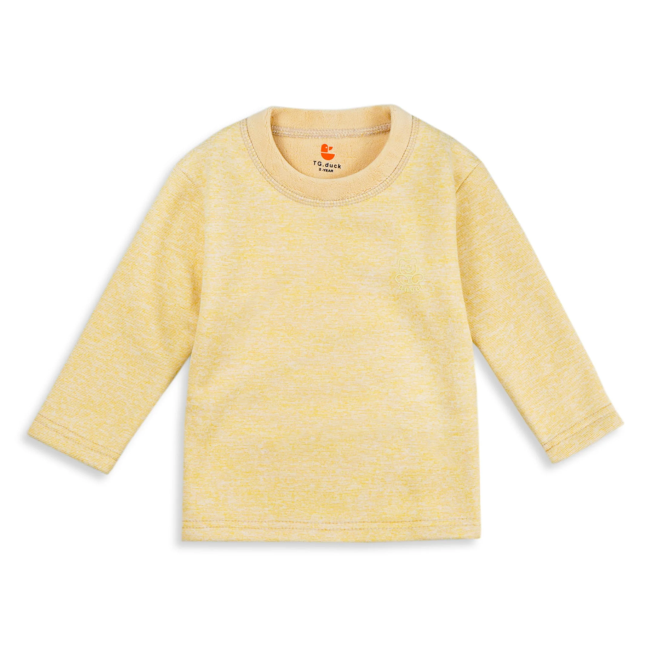Baby Fleece Pajama Set Yellow - Sunshine - Image 6