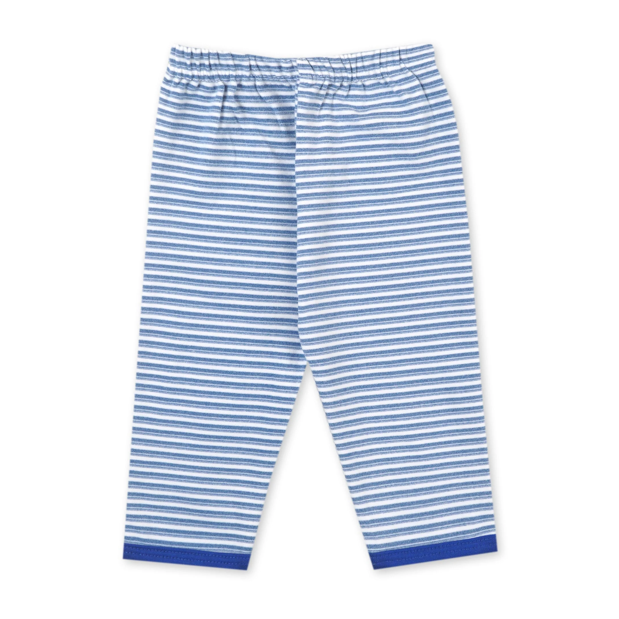 Baby Fleece Sleepsuit Stripes Blue - Sunshine - Image 3