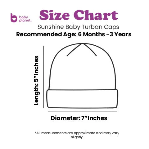 Baby Fleece Turban Cap Bee Grey - Sunshine - Image 2