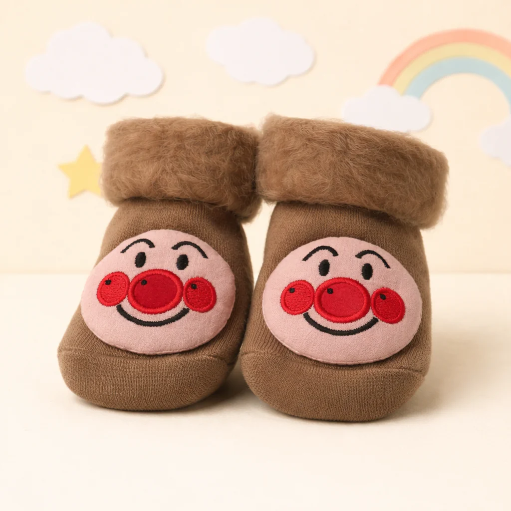 Baby Fleece Warm Botties Joker Brown - Sunshine