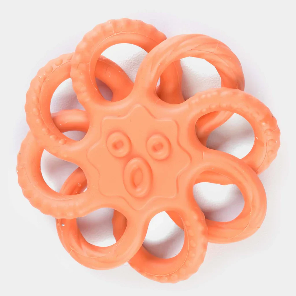 Baby Foldable Octopus Ball Teether Orange - Sunshine - Image 2