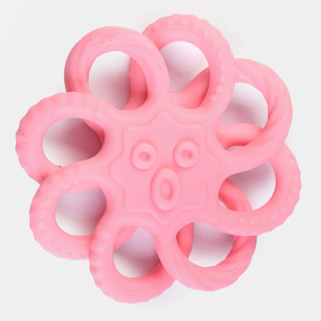 Baby Foldable Octopus Ball Teether Pink - Sunshine - Image 2