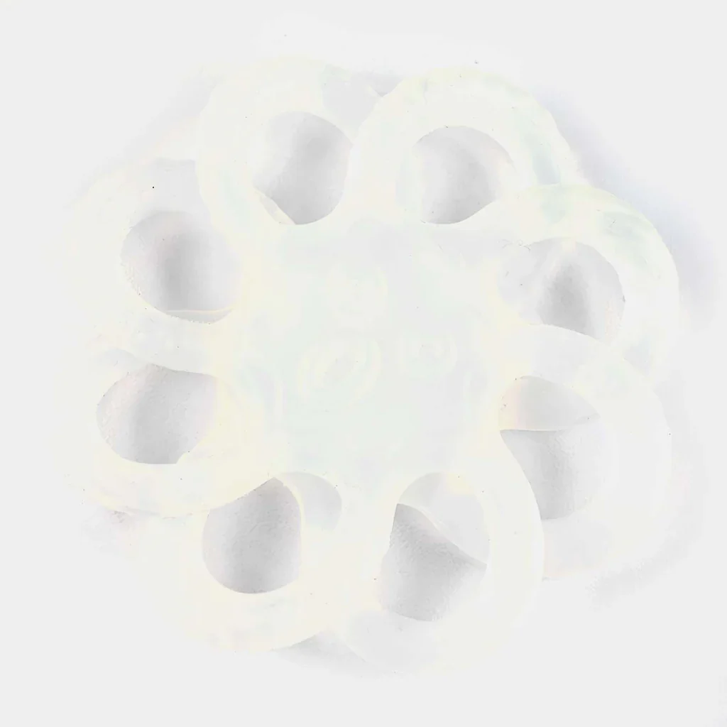 Baby Foldable Octopus Ball Teether White - Sunshine - Image 2