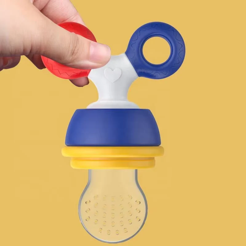Baby Food Soother Dark Blue & Yellow - Sunshine - Image 2