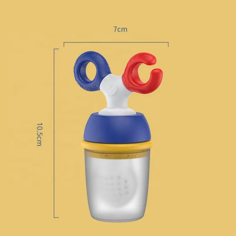 Baby Food Soother White & Dark Blue - Sunshine - Image 7