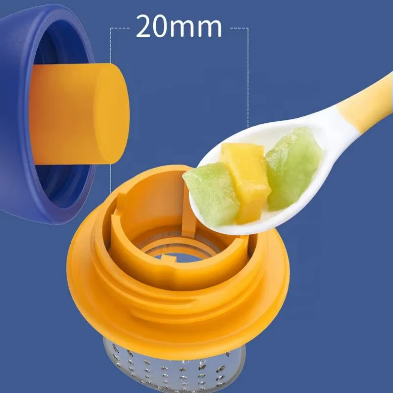 Baby Food Soother Yellow & Orange - Sunshine - Image 6