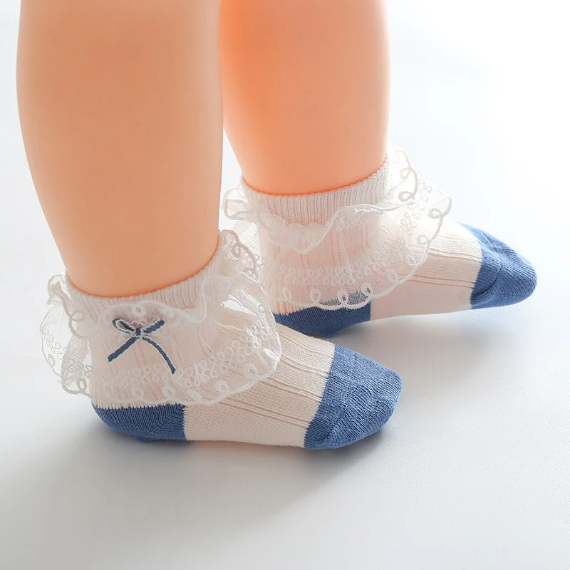 Baby Frill Socks Blue - Sunshine