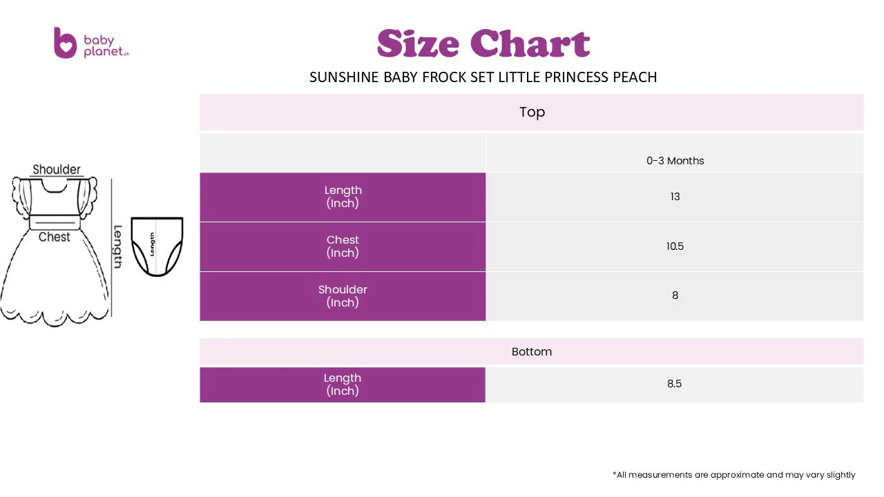 Baby Girl Frock Set Little Princess Blue - Sunshine - Image 2
