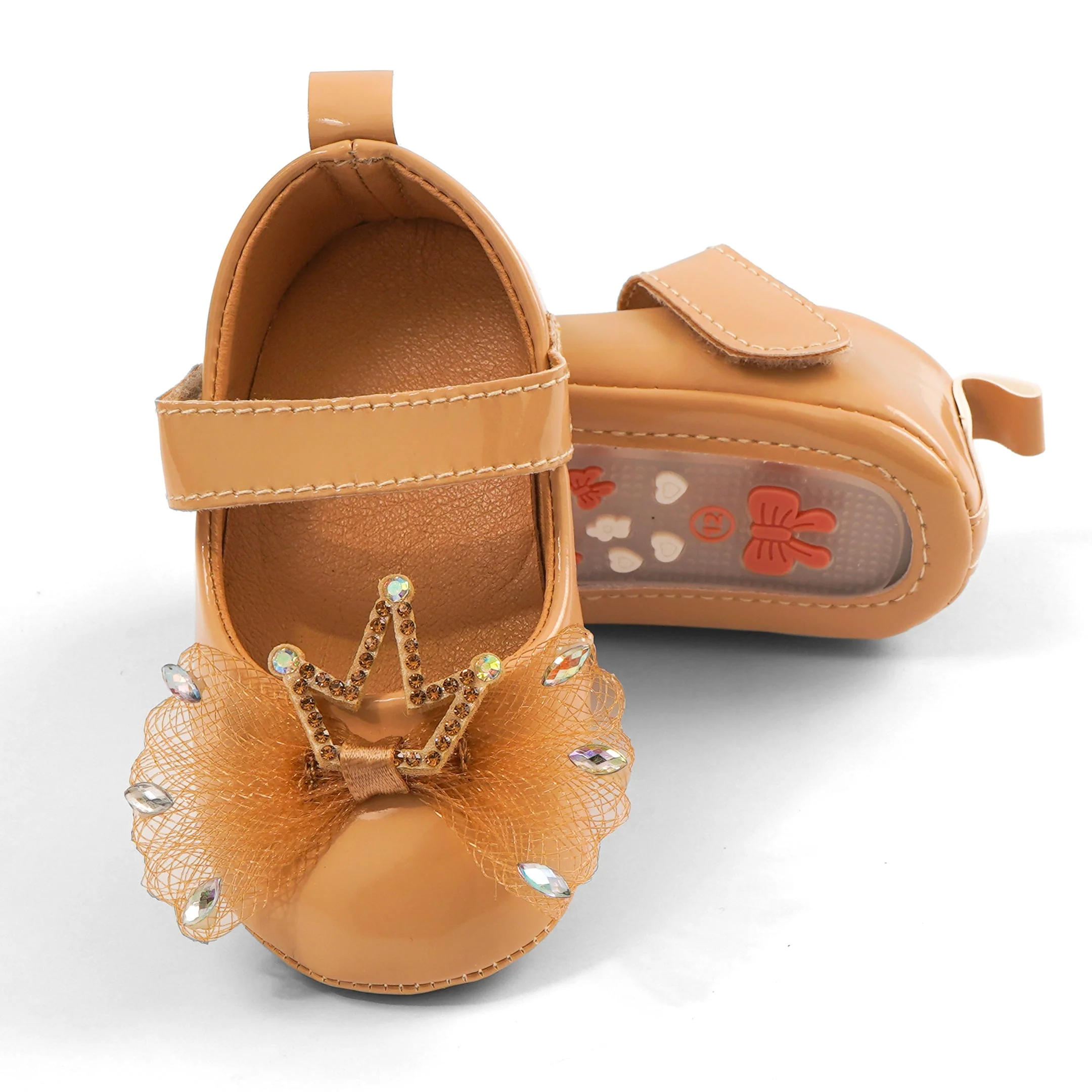 Baby Girls Sandal Crown Beige - Sunshine - Image 2