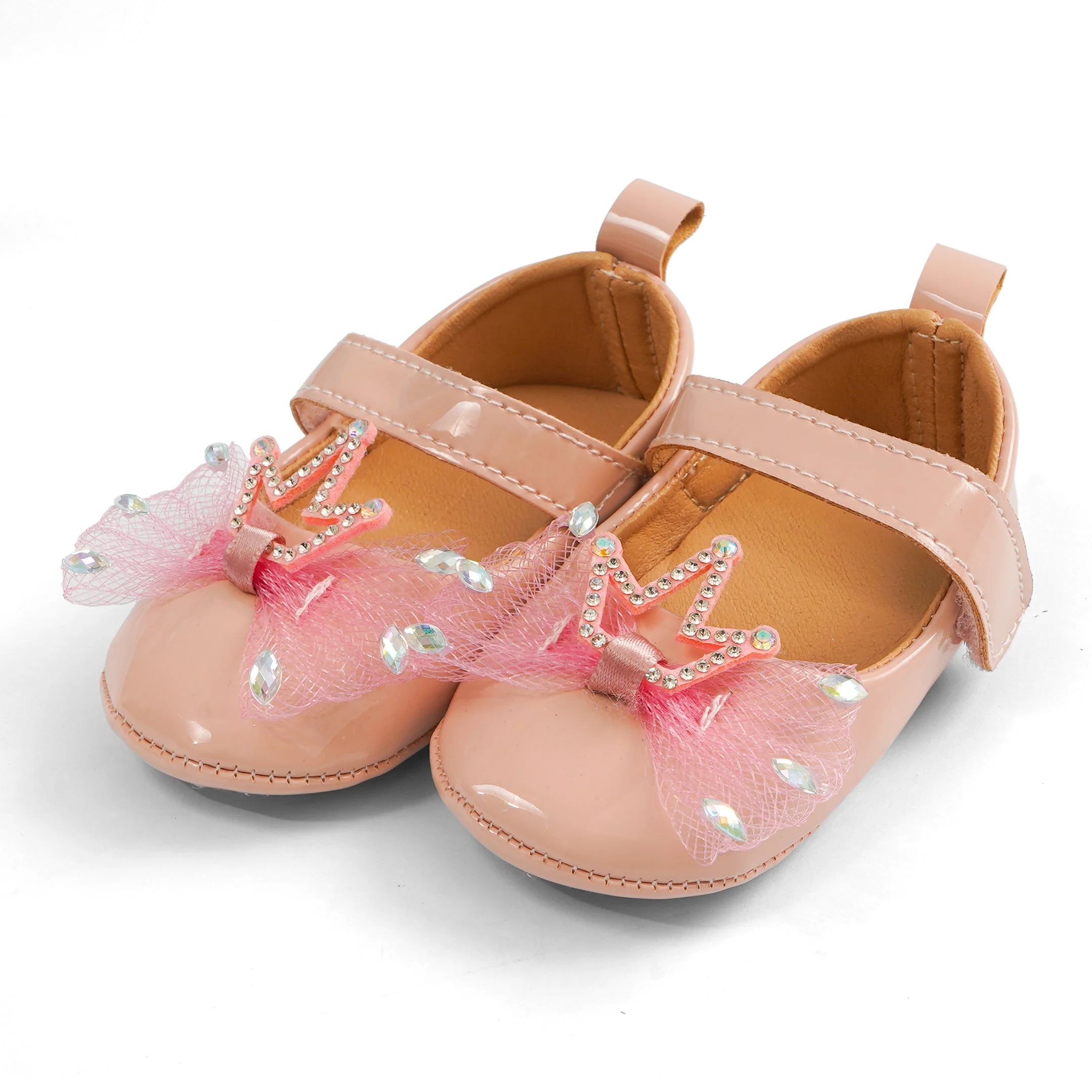 Baby Girls Sandal Crown Pink - Sunshine