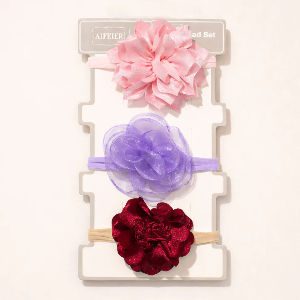 Baby Girls 3Pcs Headband Set Multicolor - Sunshine