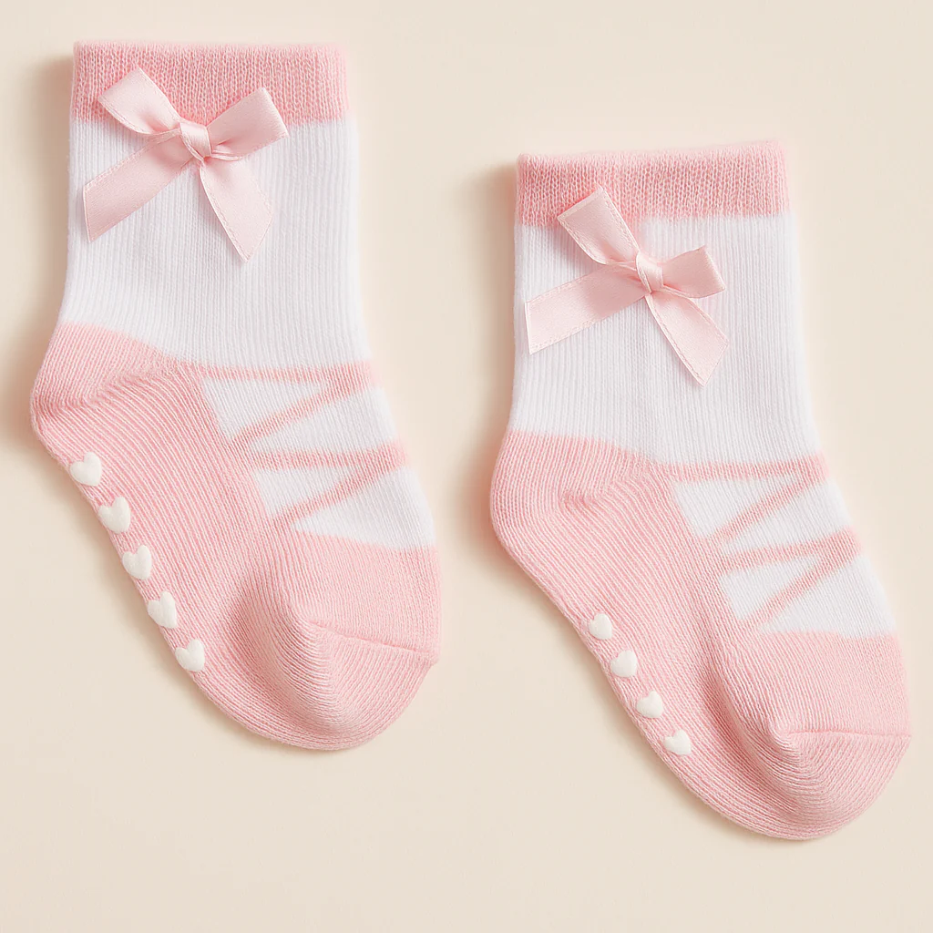 Baby Girls Assorted Socks Multi Design & Color (6-12 Months) - Sunshine