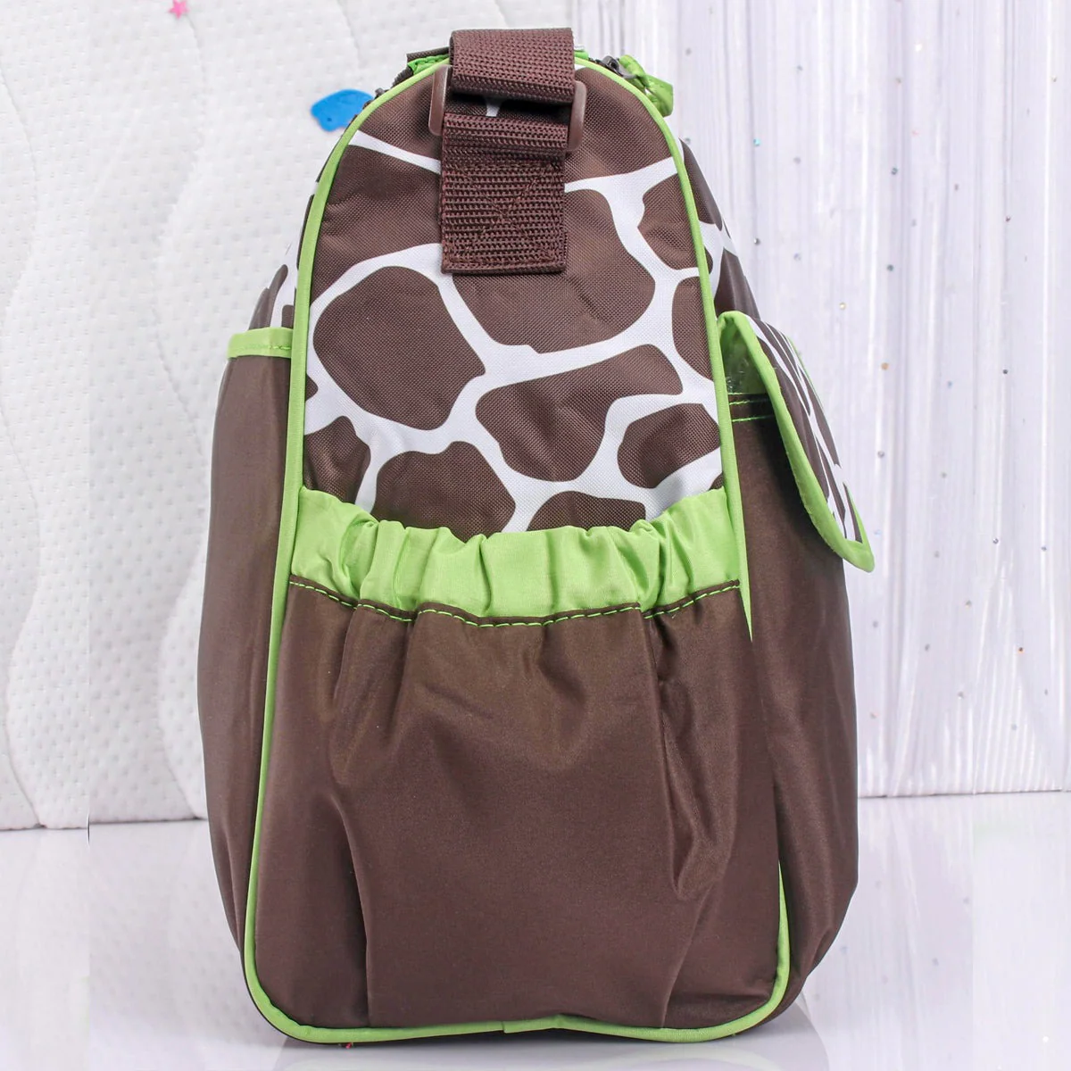 Baby Hand Carry Diaper Bag Elephant Brown - Momease - Image 4