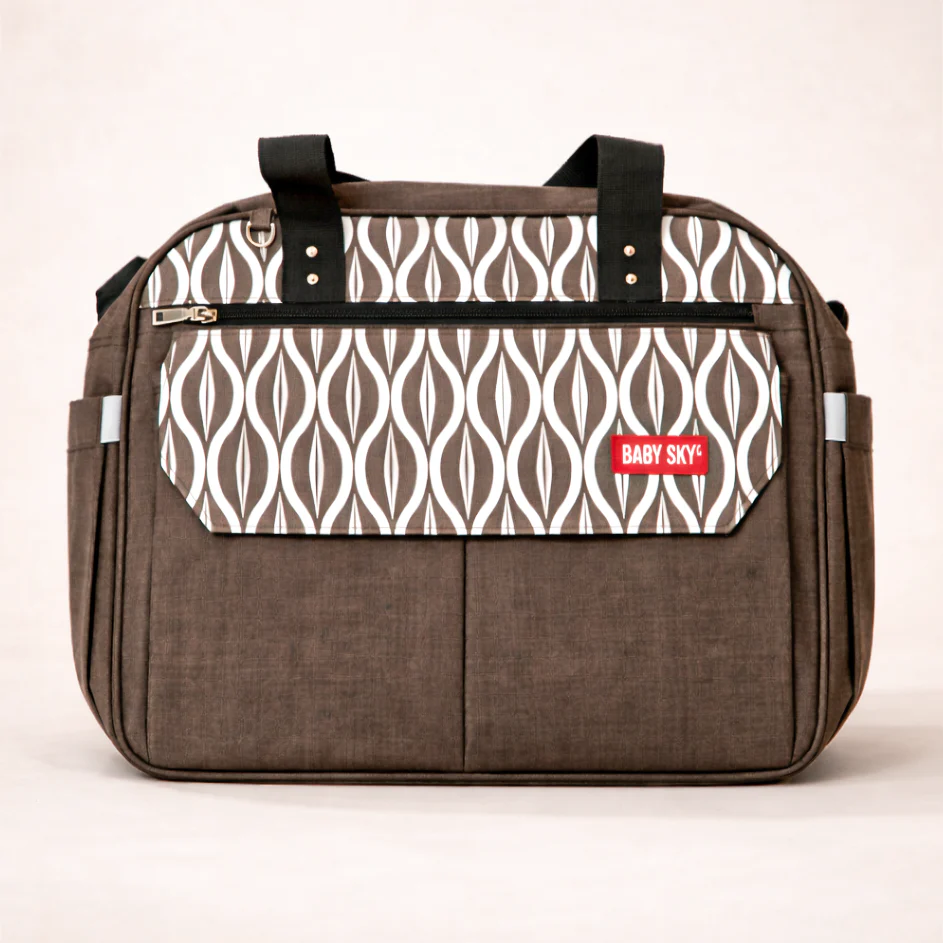 Baby Hand Carry Diaper Bag Pattern Brown - Sunshine