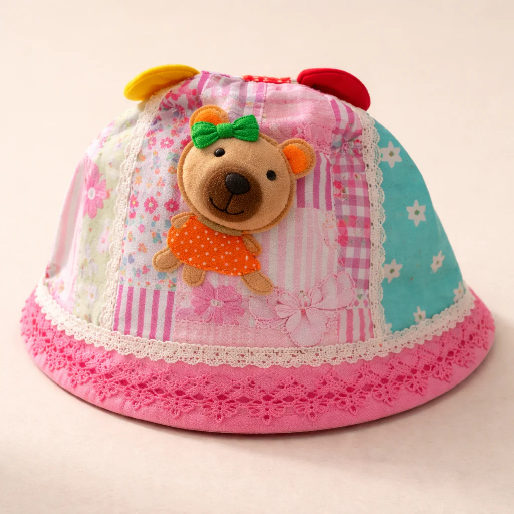 Baby Hat Bear Pink - Sunshine