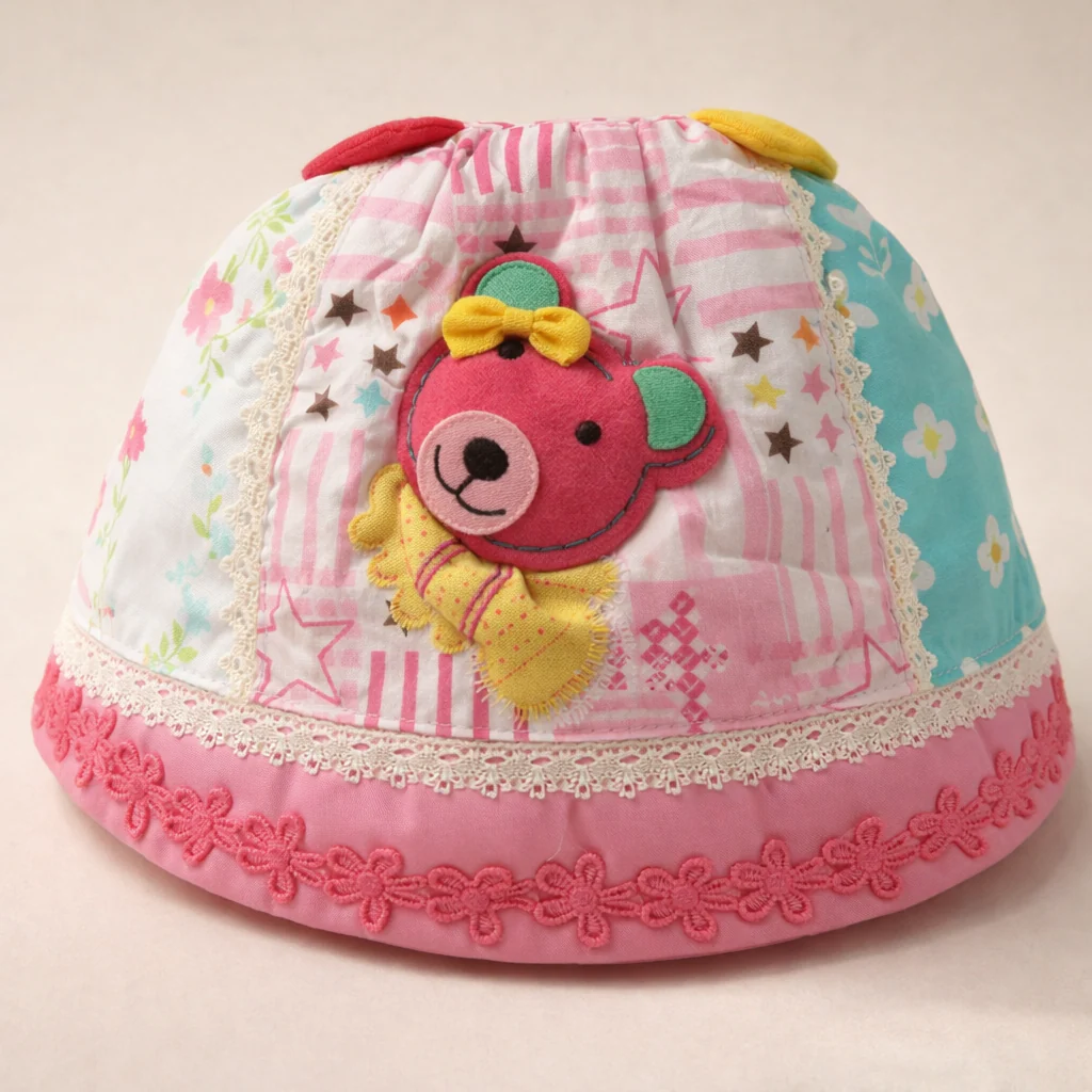 Baby Hat Bear Pink - Sunshine