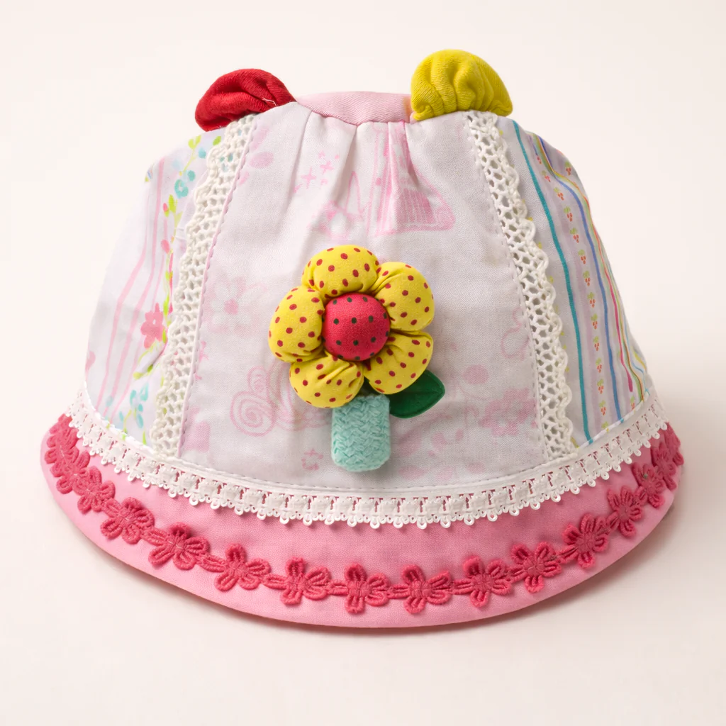 Baby Hat Flower Pink - Sunshine
