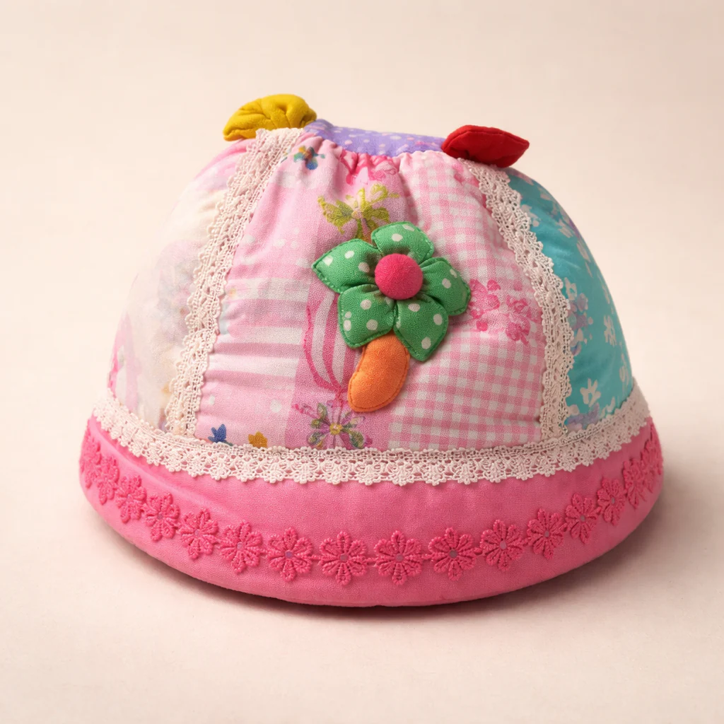 Baby Hat Flower Pink - Sunshine