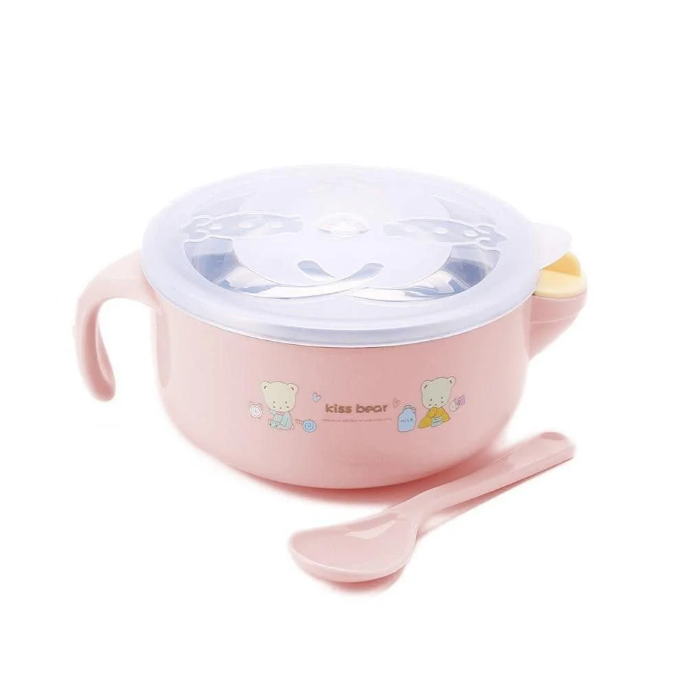 Baby Hot Feeding Bowl Peach - Sunshine