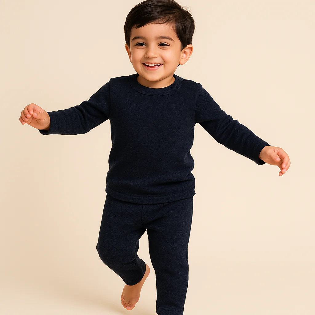 Kids Innerwear Set Navy Blue - Sunshine - Image 2