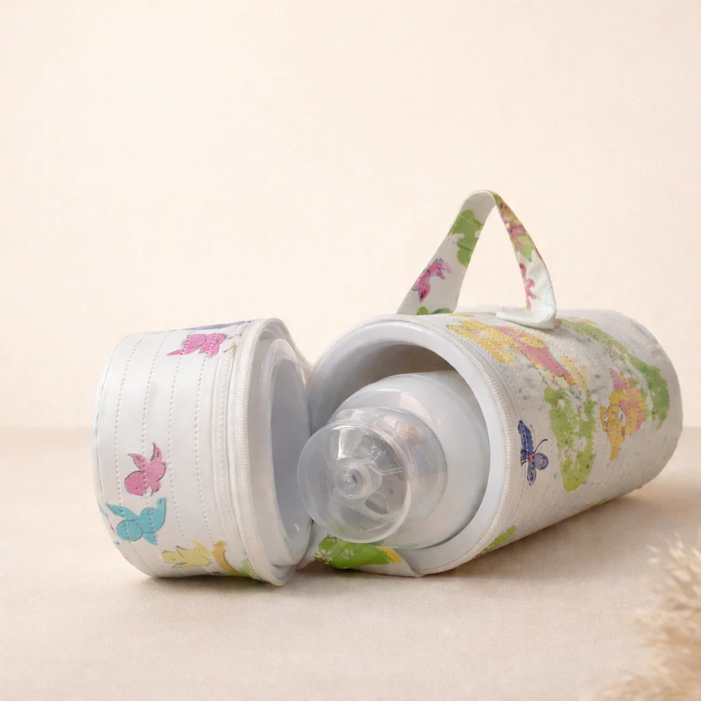 Baby Insulated Feeder Storage Bag With 5Oz Feeder Bear White - Sunshine - Image 2