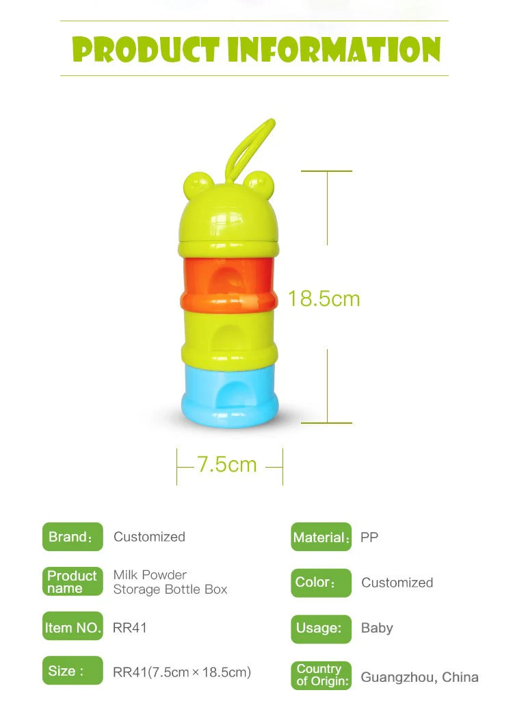 Baby Milk Container 3Pcs Peach - Sunshine - Image 2