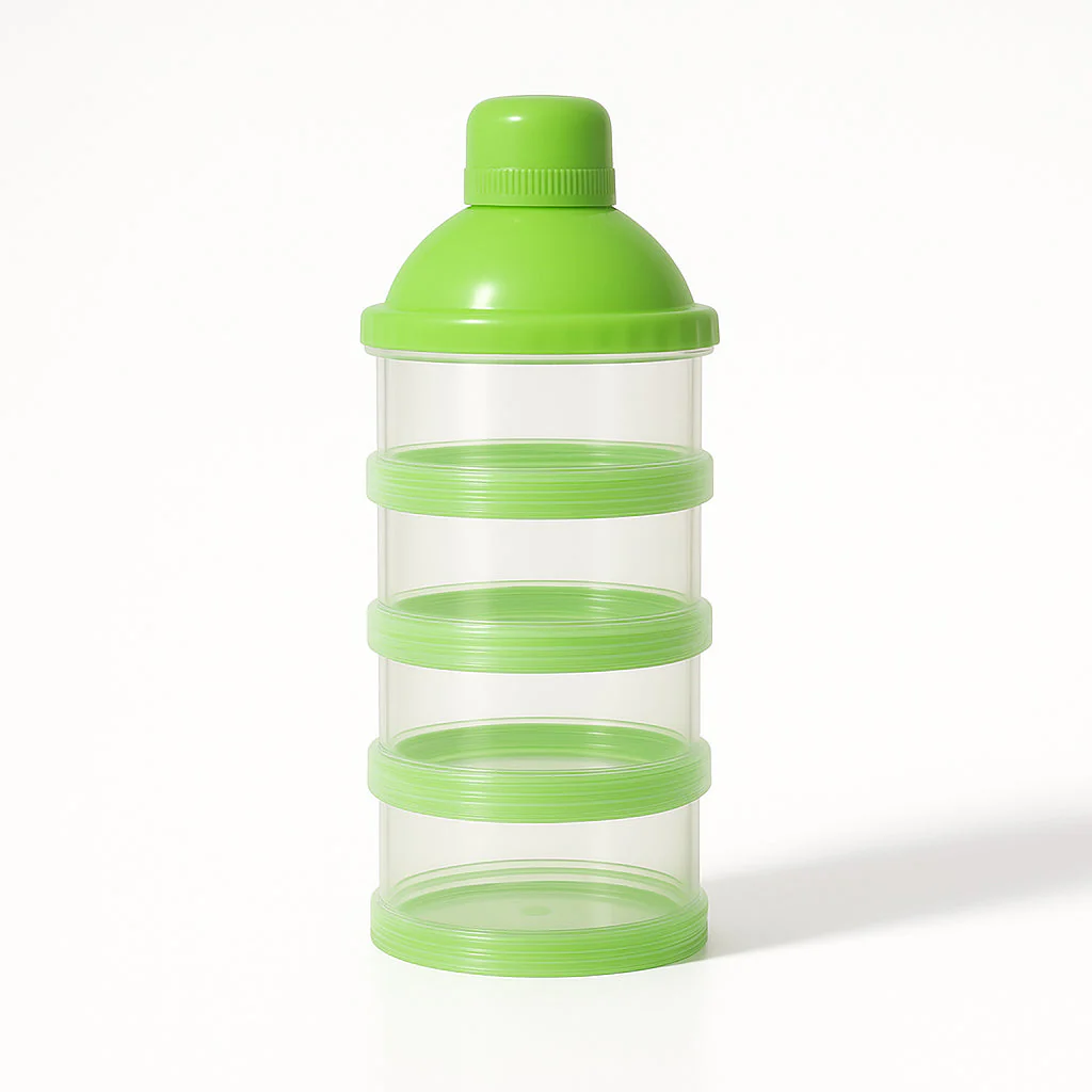 Baby Milk Container 4Pcs Green - Sunshine