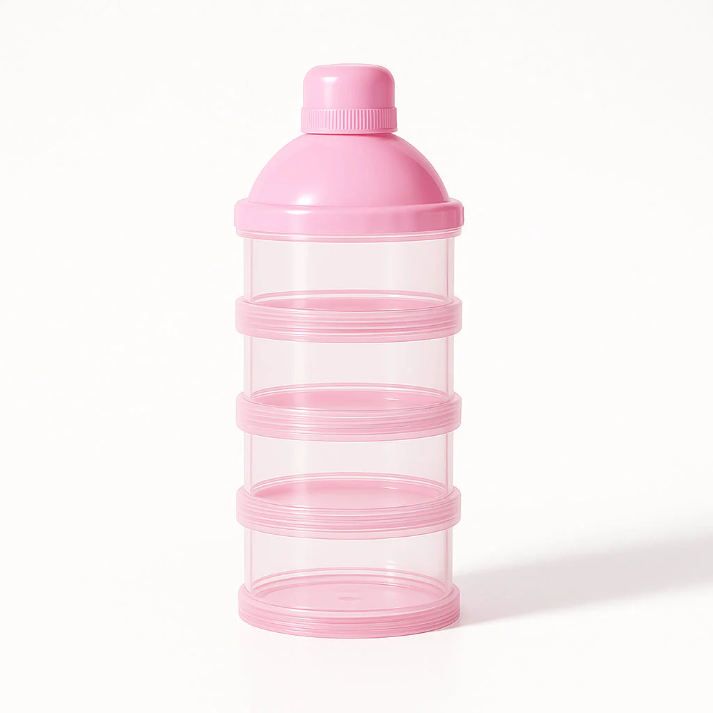 Baby Milk Container 4Pcs Pink - Sunshine