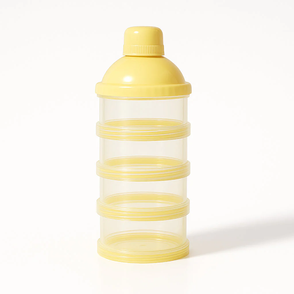 Baby Milk Container 4Pcs Yellow - Sunshine