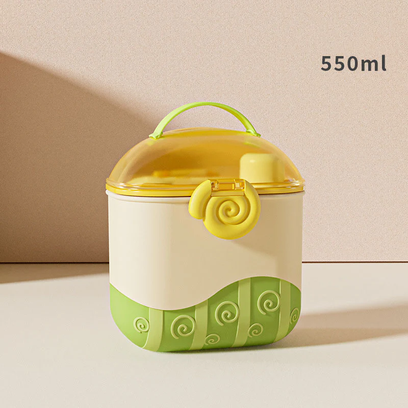 Baby Milk Container Green 550Ml - Sunshine