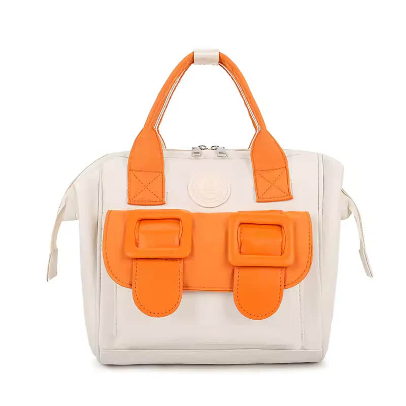 Baby Mini Diaper Bag Beige & Orange - Sunshine