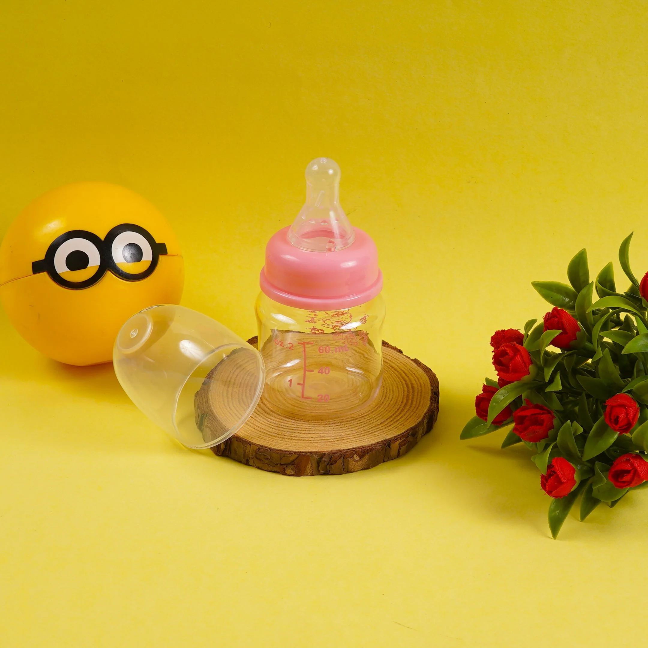Baby Mini Feeding Bottle Pink 60Ml Ml - Sunshine - Image 2