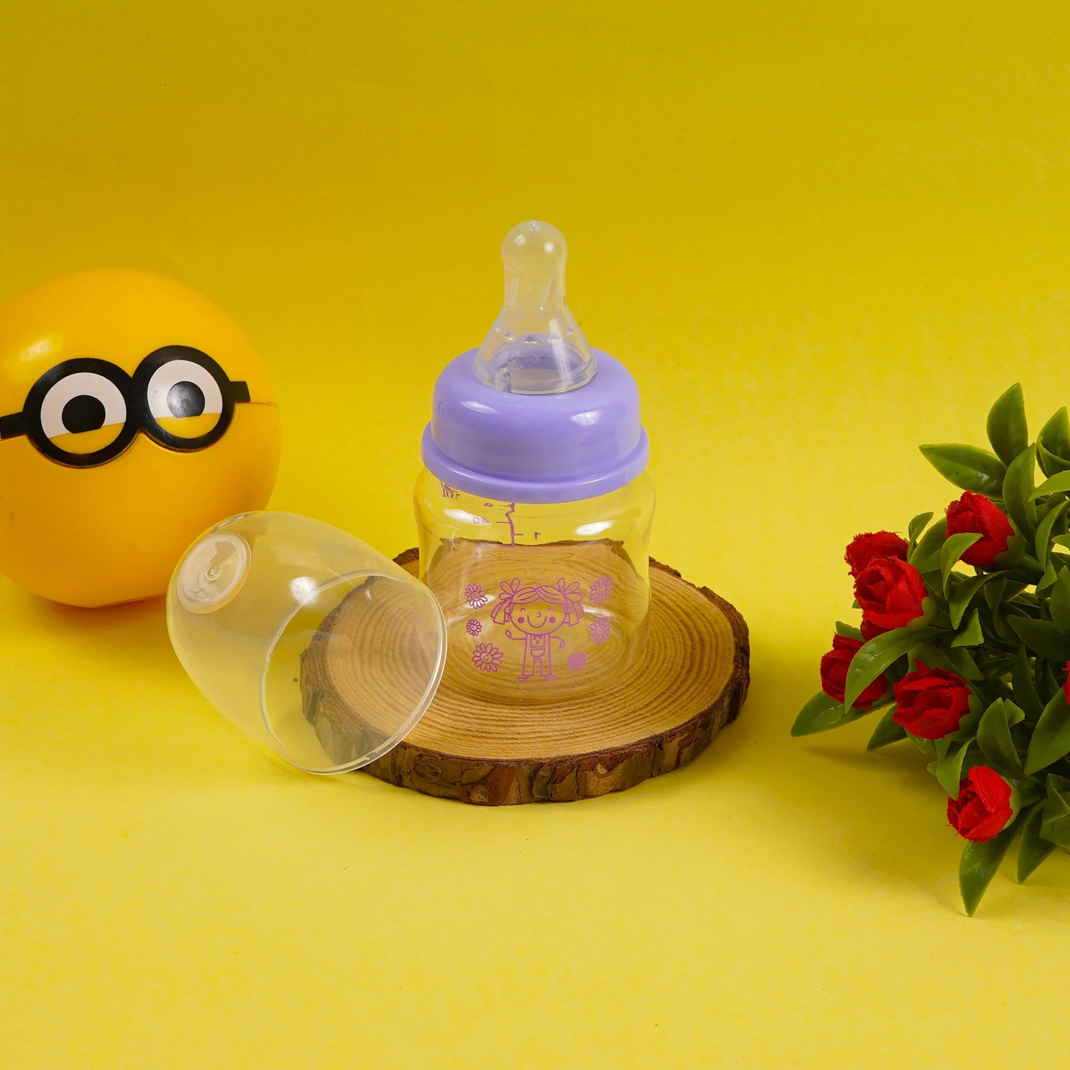 Baby Mini Feeding Bottle Purple 60Ml Ml - Sunshine - Image 2