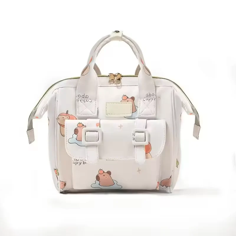 Baby Mini Printed Diaper Bag Beige - Sunshine