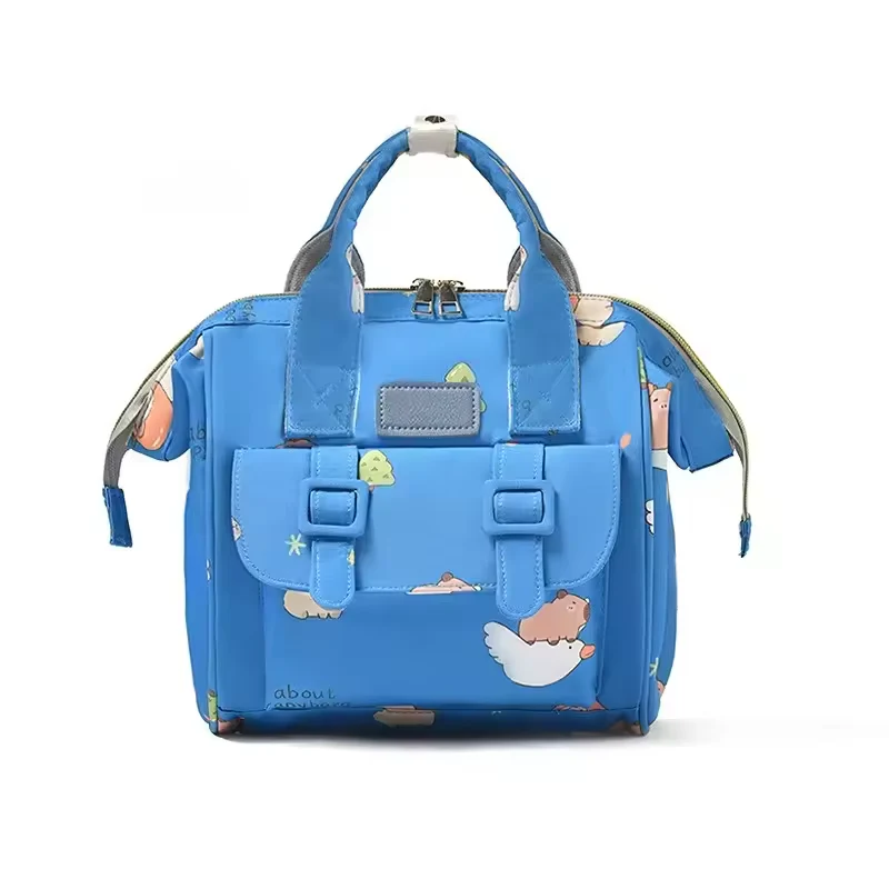 Baby Mini Printed Diaper Bag Blue - Sunshine