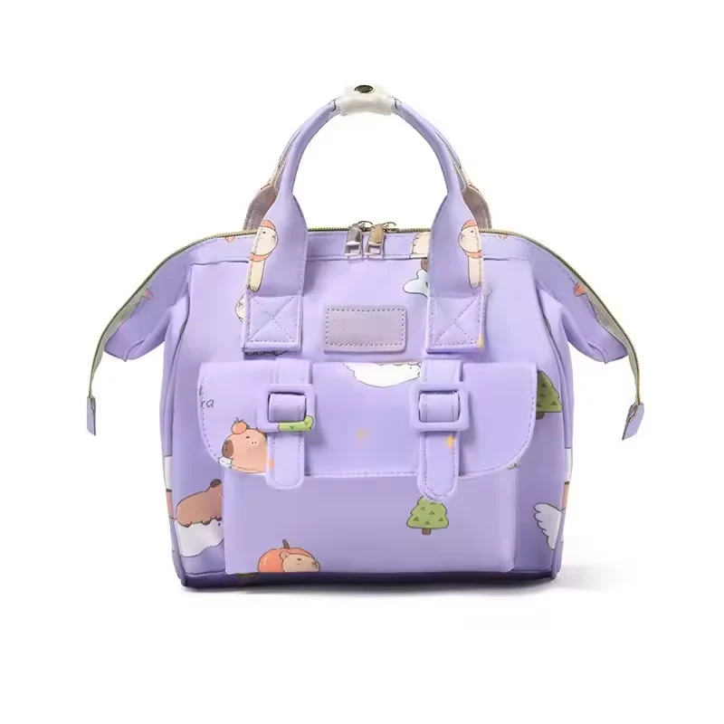 Baby Mini Printed Diaper Bag Purple - Sunshine