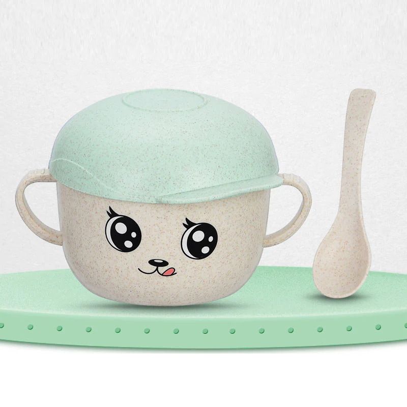 Baby Multipurpose Feeding Bowl Green 450Ml - Sunshine