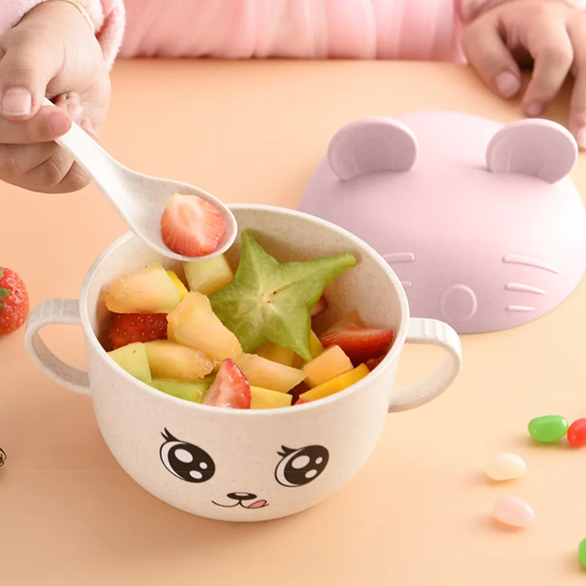 Baby Multipurpose Feeding Bowl Green 450Ml - Sunshine - Image 6