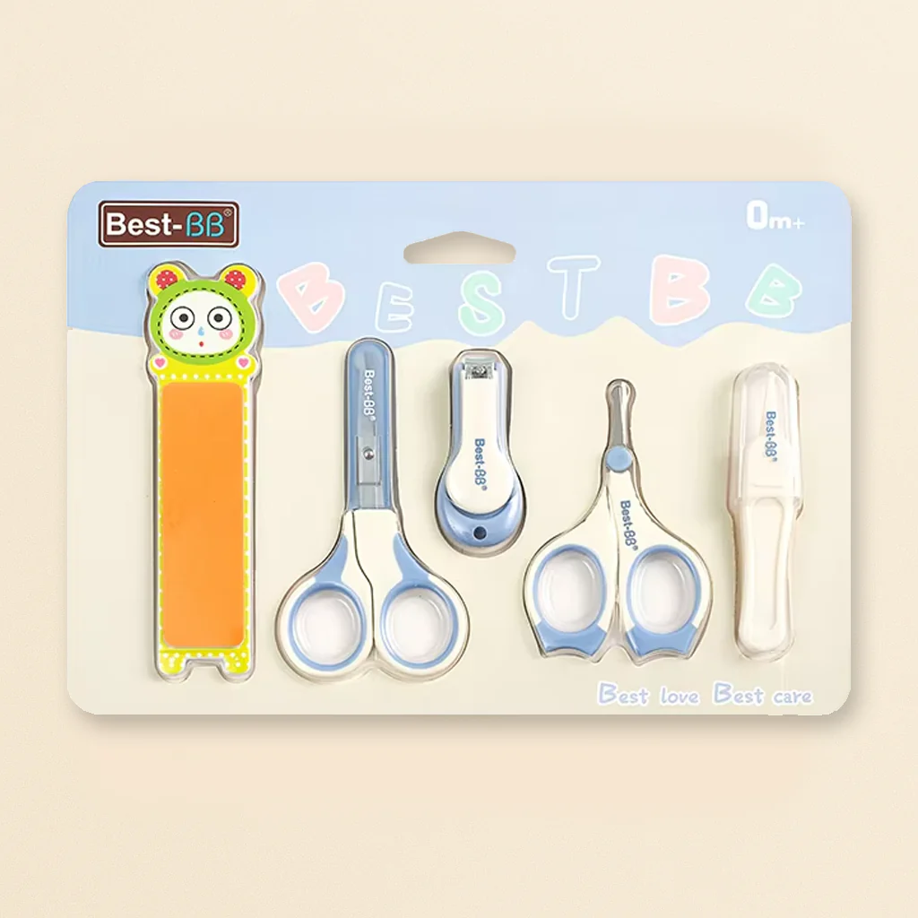 Baby Nail Care Set 5Pcs Blue - Sunshine