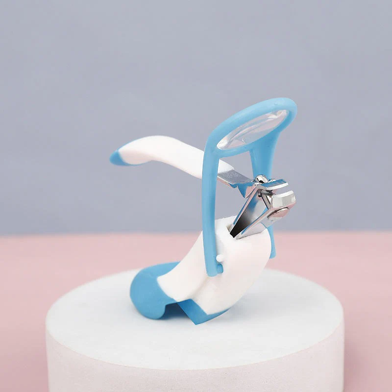 Baby Nail Clipper With Magnifier Blue - Sunshine