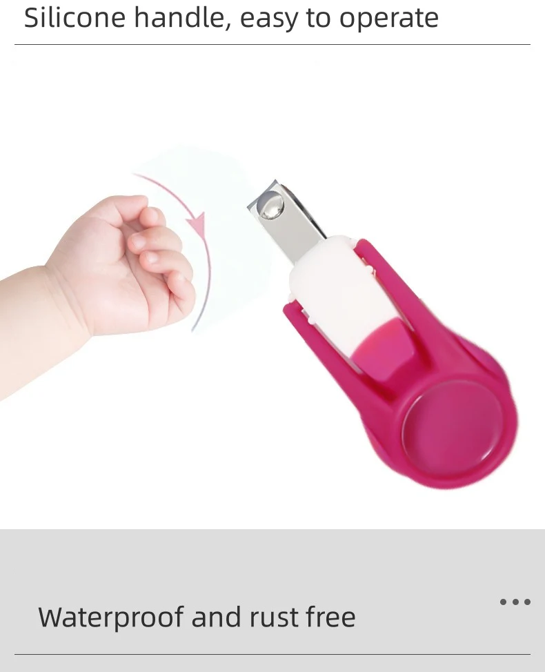 Baby Nail Clipper With Magnifier Blue - Sunshine - Image 3