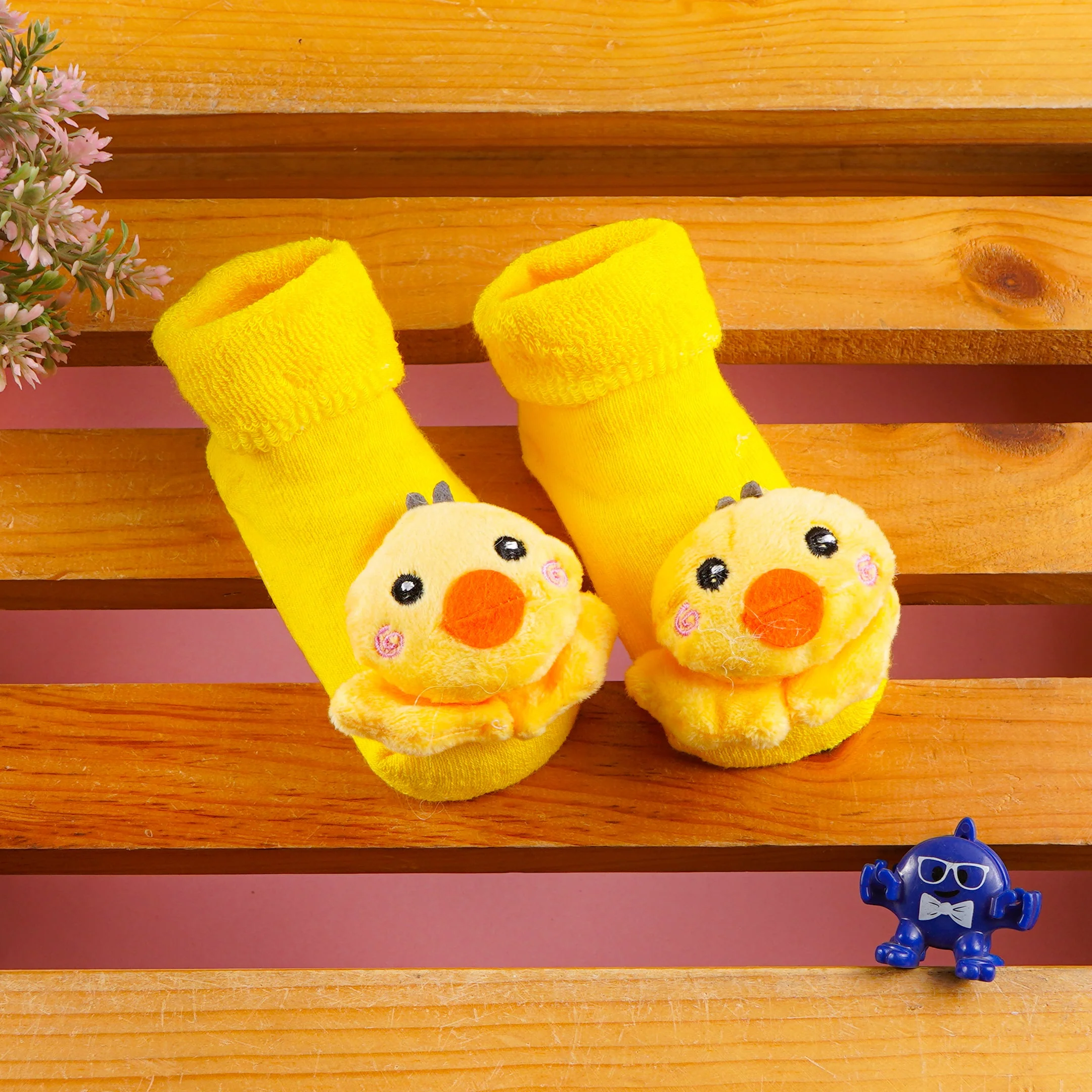 Baby Newborn Booties Duck Yellow - Sunshine
