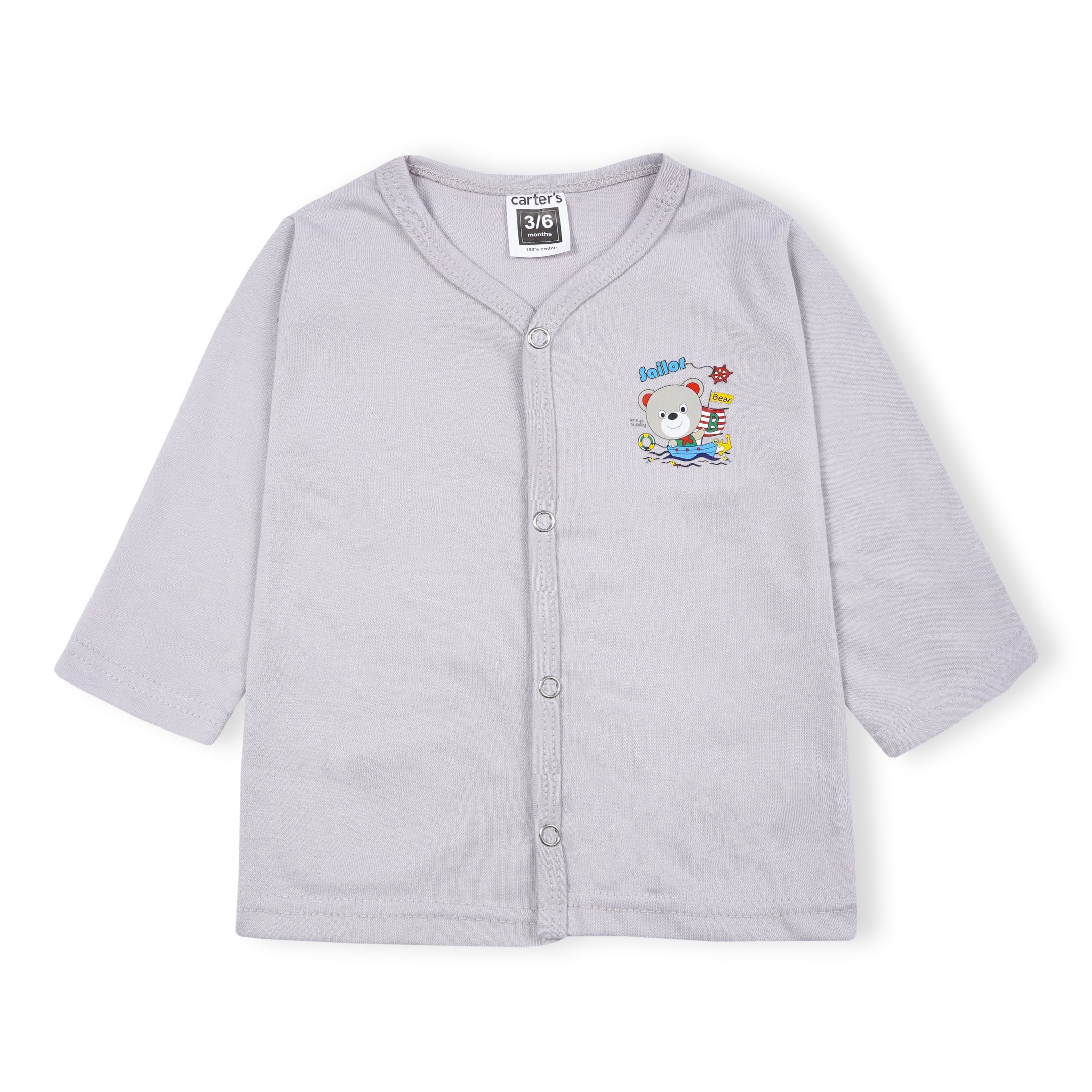 Baby Night Suit Bear Grey - Sunshine - Image 6