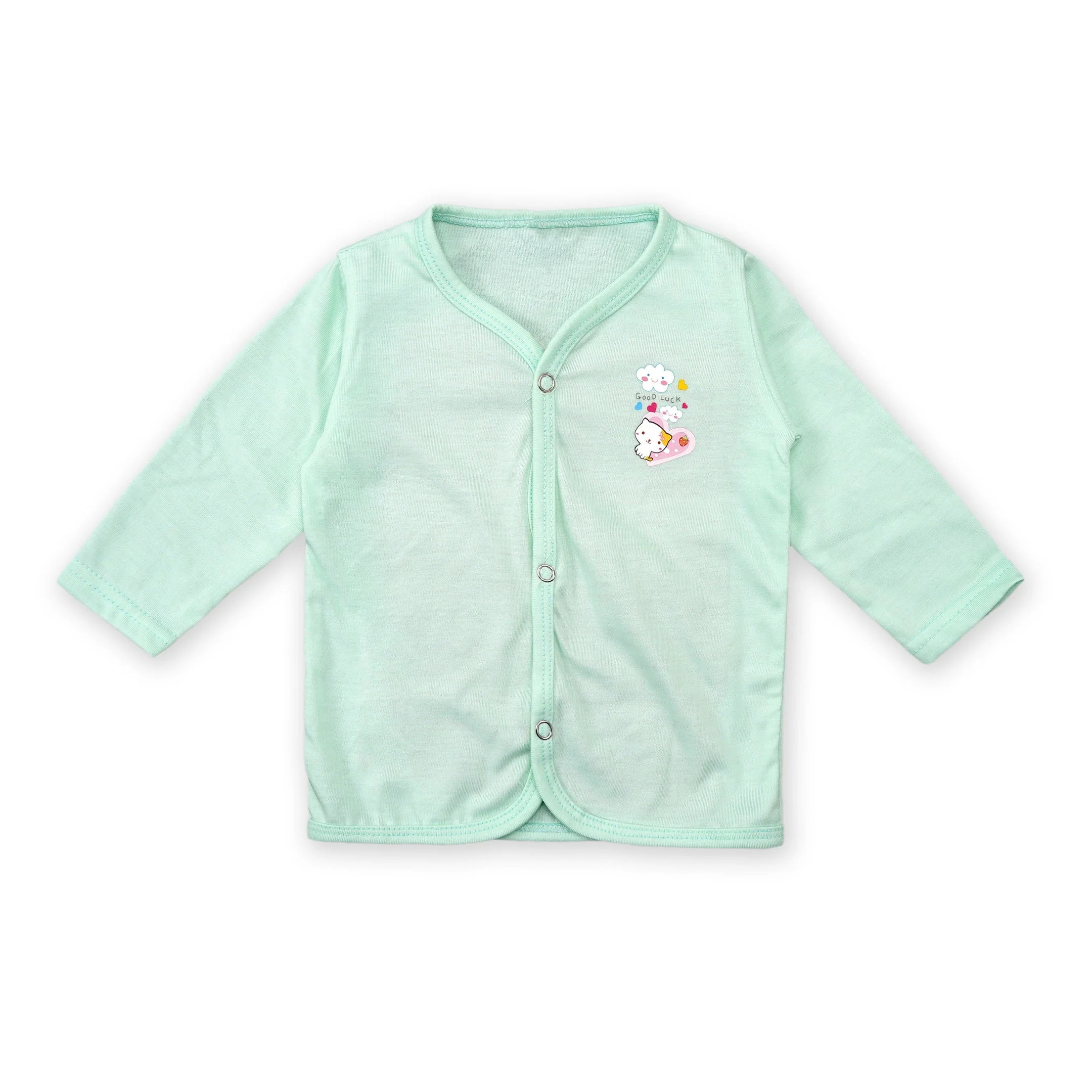 Baby Night Suit Cartoon Sea Green - Sunshine - Image 6