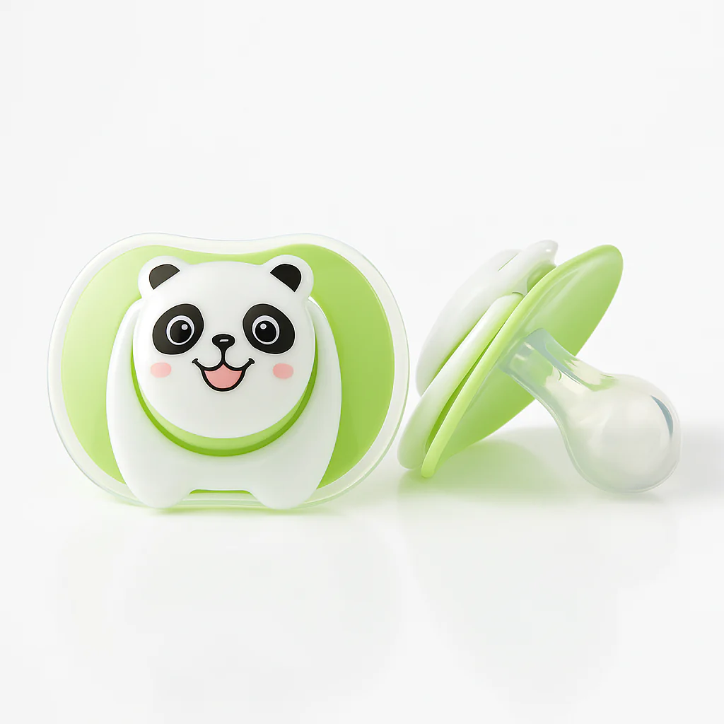 Baby Pacifier Bear Panda Green - Sunshine