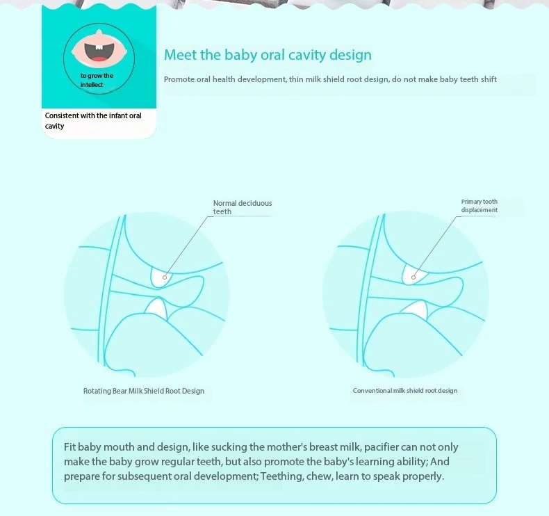 Baby Pacifier Character Sea Green - Sunshine - Image 3