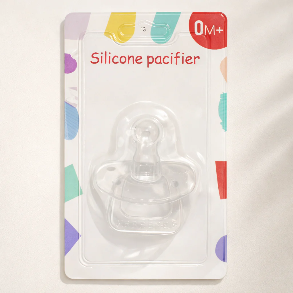 Baby Pacifier Transparent Silicone - Sunshine