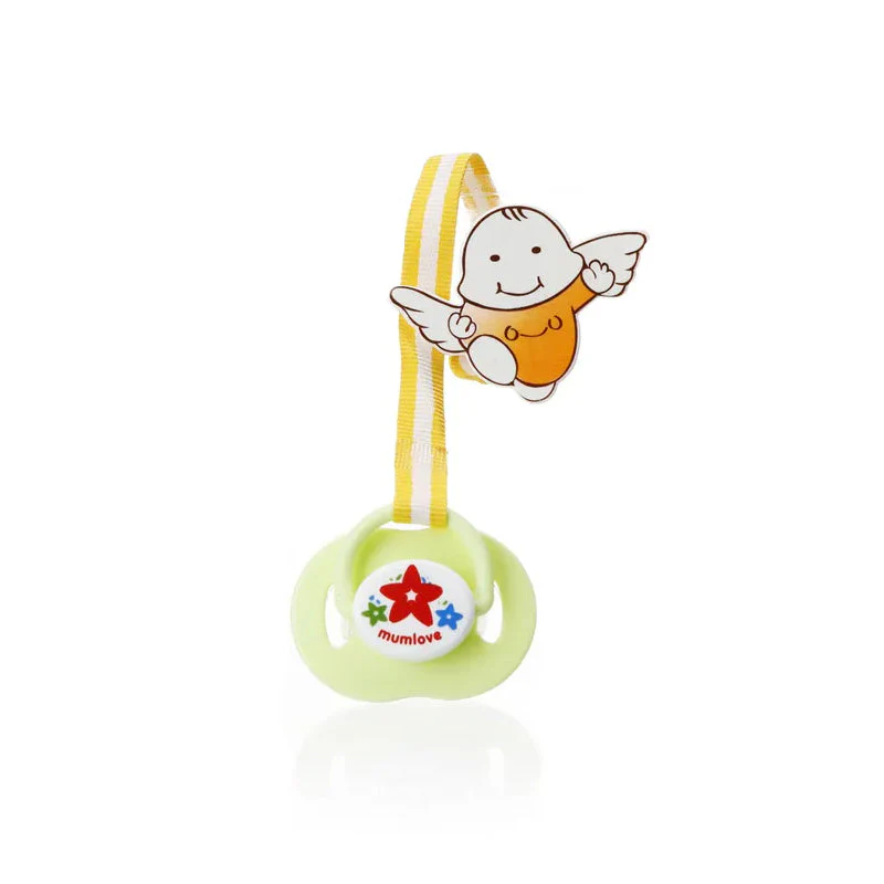 Baby Pacifier With Chain Green Ml - Sunshine