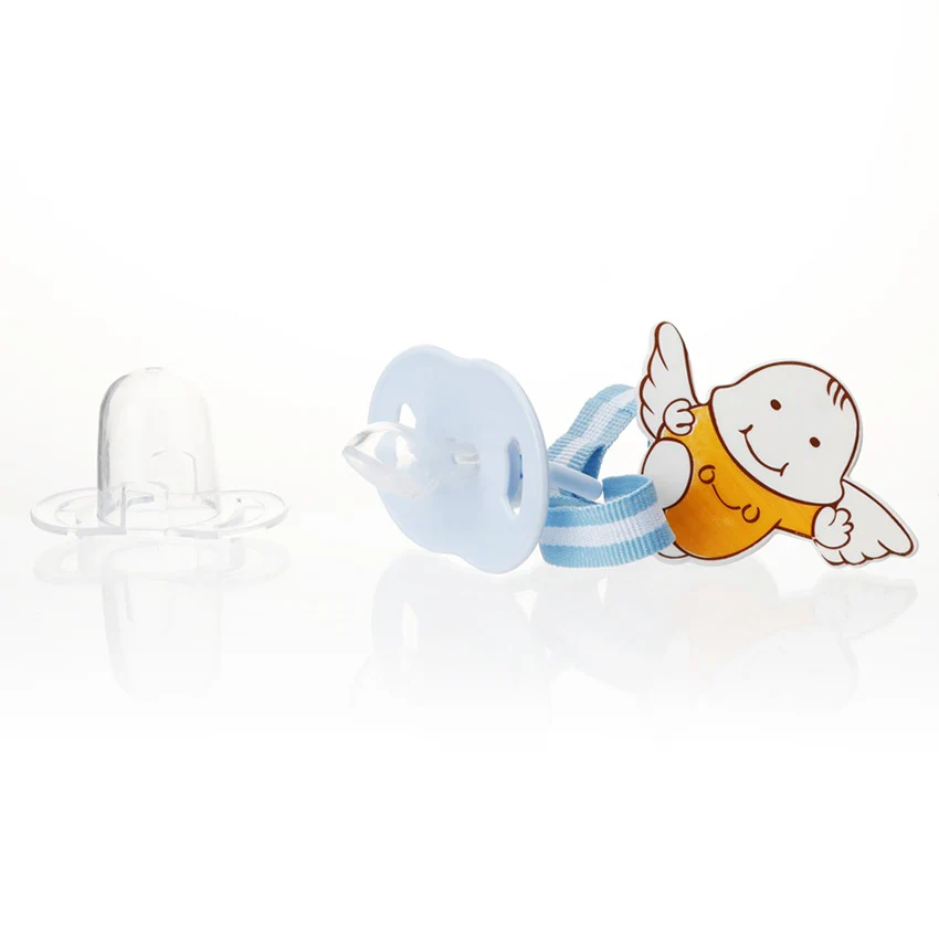 Baby Pacifier With Chain Pink - Sunshine - Image 2
